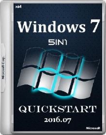 Windows 7 SP1 5in1  QuickStart  2016.07