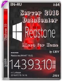 Microsoft Windows Server 2016 DataCenter 14393.10 x64 EN-RU MICRO