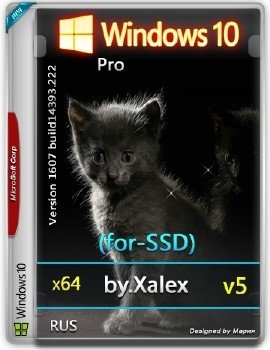 Windows 10 Pro x64 1607(14393.222) (for-SSD) v5 Xalex