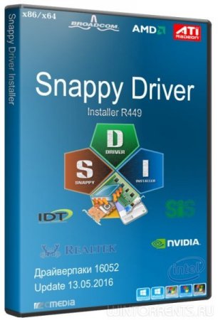 Snappy Driver Installer R449 /  16052 (x86-x64) (2016) [Multi/Rus]