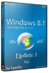 Microsoft Windows 8.1.17041 Enterprise Update 1 86-x64 ru-RU 4x1 by Lopatkin (2014) 