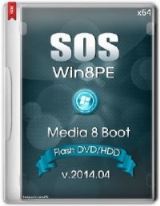 SOS64 Media 8 Boot Flash DVD HDD 2014.04