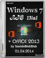 Windows 7 SP1 AIO (x86/x64) + Office 2013 SP1 by SmokieBlahBlah 01.04.2014 [Ru]