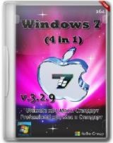 Windows 7 x64 v.3.2.9 (4 in 1) by HoBo-Group (RUS/2014)