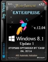Windows 8.1 Enterprise Update 1 StopSMS DVD Optimized by Yagd v.12.04 [x32(x86)] (04.2014) [Rus]