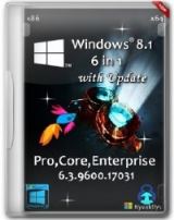 Windows 8.1 with Update 6.3.9600.17031 (Core,Pro,Enterprise) 6 in 1 by Kyvaldiys (x86/x64/RUS/2014)