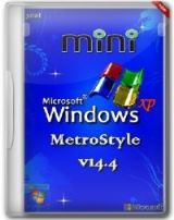 Windows XP SP3 Mini MetroStyle v14.4 (RUS/2014)