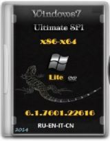 Microsoft Windows 7 Ultimate SP1 6.1.7601.22616 x86-64 RU-EN-IT-CN Lite