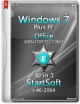 Windows 7 SP1 x86 x64 PE Plus Office 30 in 1 StartSoft 46-2014 [Ru]