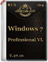 Windows 7 Professional VL by sibiryak-soft v.27.10 (x64)(2014)[RUS]