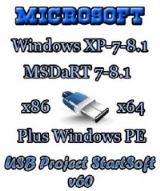 Windows 8.1 - 7 SP1 - Chip XP x86 x64 Plus PE WPI StartSoft 60-2014 [Ru]