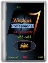 Windows 7 Professional VL SP1 6.1.7601.23040.150427-0703 86-64 RU SM