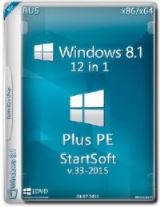 Windows 8.1 x32 x64 Plus PE StartSoft 33-2015 [Ru]