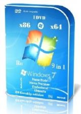 Microsoft Windows 7 SP1 x86/x64 Ru 9 in 1 Origin-Upd 08.2015 by OVGorskiy 1DVD