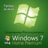 Windows 7 Home Premium SP1 x64 Upd 21.01 by  [Ru]