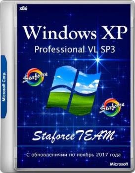 Windows XP Professional VL SP3 StaforceTEAM / Kibersanya (x86)