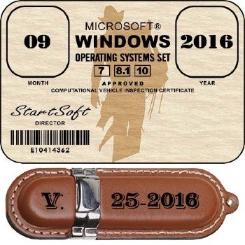 Microsoft Windows x86 x64 Plus MInstAll StartSoft 25-26 2016 [Ru]