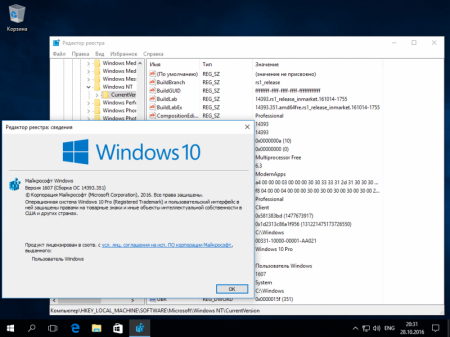 Windows 10 Multiple v1607 x64 10.0.14393.447 [Ru] 2016.11.10