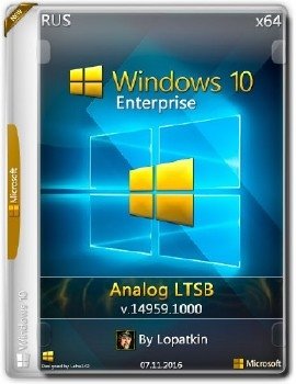 Windows 10 Enterprise 14959 rs2 x64 RU analog LTSB
