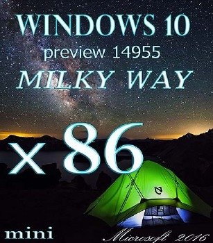 Windows 10 Professional x86 MILKY WAY mini