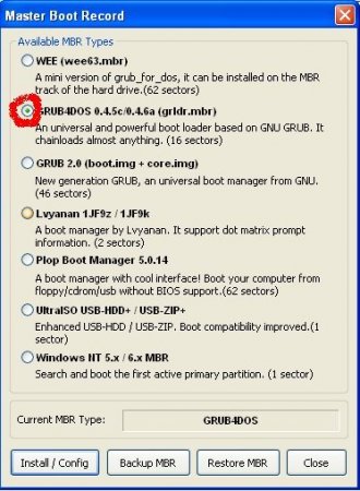 WinPE 8 Xemom1 + WinPE XP RusLive EFI = Grub4Dos v.6