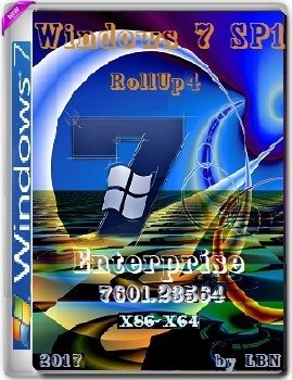 Microsoft Windows 7 Enterprise SP1 7601.23564 RollUP4 2017 x86-x64 RU MINI