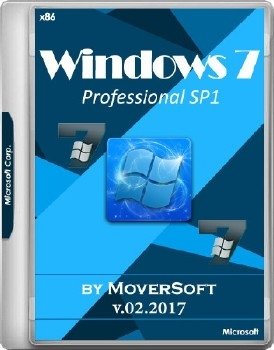 Windows 7 Профессионал SP1 by MoverSoft v.02.2017