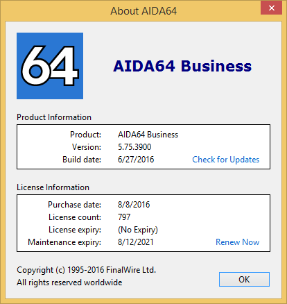 AIDA64 Extreme / Engineer / Business / Network Audit 5.75.3900 Final Repack (& Portable) (2016) [ML/Rus]