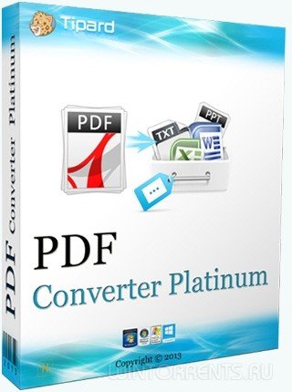 Tipard PDF Converter Platinum 3.3.6 RePack (& Portable) by TryRooM (2016) [RuEn]