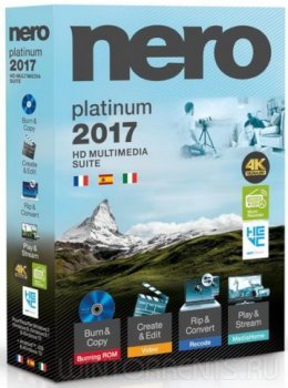 Nero 2017 Platinum 18.0.00300 VL RePack by KpoJIuK (2016) [Rus]