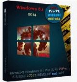 Microsoft Windows 8.1 Pro VL 6.3.9600.17031 64 RU DVD