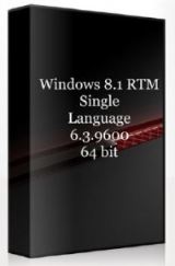 Windows 8.1 RTM Single Language 6.3.9600 64 bit Rus