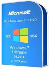 Microsoft Windows 7 Ultimate Ru x86-x64 SP1 NL3 by OVGorskiy 04.2014 2 DVD [Ru]