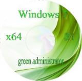 Windows 7x64 ultimate Sp1 DVD "Green administrator"