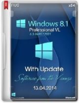 Windows 8.1 Professional VL with Update by Vannza (x64) (2014) [Ru]