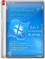 Windows 7 SP1 5 in 1 With Activated by Qmax (32bit) (2014) [Rus]