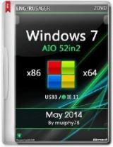 Windows 7 SP1 AIO 52in2 x86/x64 IE11 May 2014