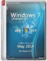 Windows 7 SP1 Ultimate x86/x64 IE11 May 2014 (ENG/RUS/GER)