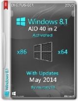 Windows 8.1 AIO 40in2 x86/x64 With Update May 2014 (ENG/RUS/GERUKR)