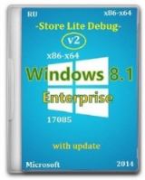 Microsoft Windows 8.1 Enterprise 17085 x86-x64 RU Store Lite Debug v2