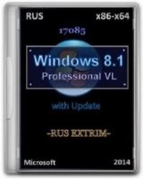 Microsoft Windows 8.1 Pro VL 17085 x86-x64 RUS EXTRIM