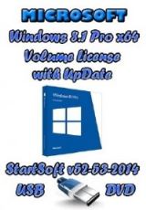 Windws 8.1 Professional VL with Update x64 StartSoft 52-53-2014