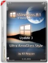 Win 8.1 Enter x86 Update 3 Ultra AeroGlass Style Win 7 by 43 Region