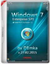 Windows 7 Enterprise SP1 by D1mka (x64) (2015) [Rus]