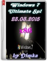 Windows 7 SP1 Ultimate by D1mka (x86) (23.03.2015) [RUS]