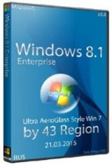 Win 8.1 Enter x64 Update 3 Ultra AeroGlass Style ( Original) Win 7 by 43 Region