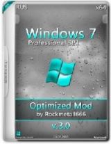 Windows 7 Professional SP1 Optimized Mod by Rockmetall666 V3.0