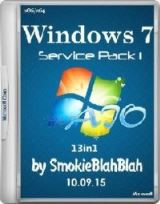 Windows 7 SP1 (x86/x64) DVD 13in1 by SmokieBlahBlah 10.09.15 [Ru]