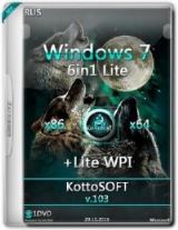 Windows 7 6 in 1 Lite + Lite WPI KottoSOFT v.103 (x86x64)