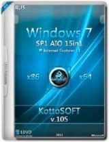 Windows 7 SP1 15 in 1 (AIO) IE11 KottoSOFT